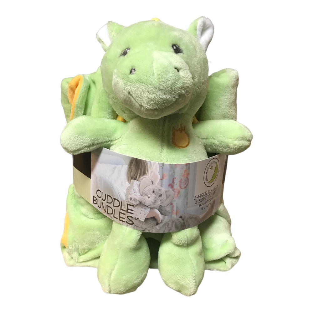 Animal Adventures Cuddle Bundles Plush Dinosaur Toy and Throw Blanket New